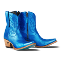 Smokeshow Bootie - Cobalt Metallic **Final Sale** Ladies Bootie Cobalt Metallic Western Fashion by Lane