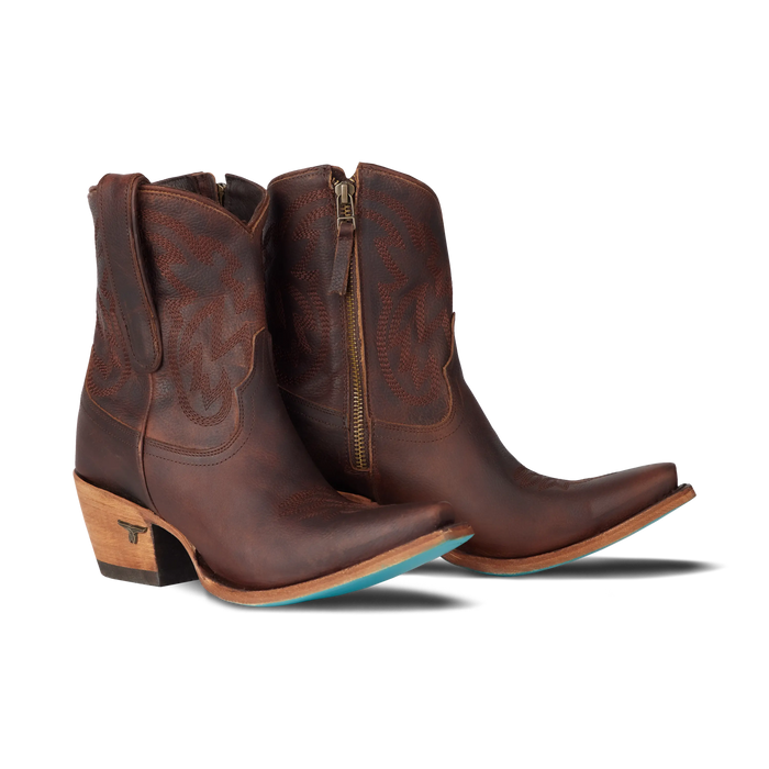 Smokeshow Bootie - Cognac **Final Sale** Ladies Bootie Cognac Western Fashion by Lane