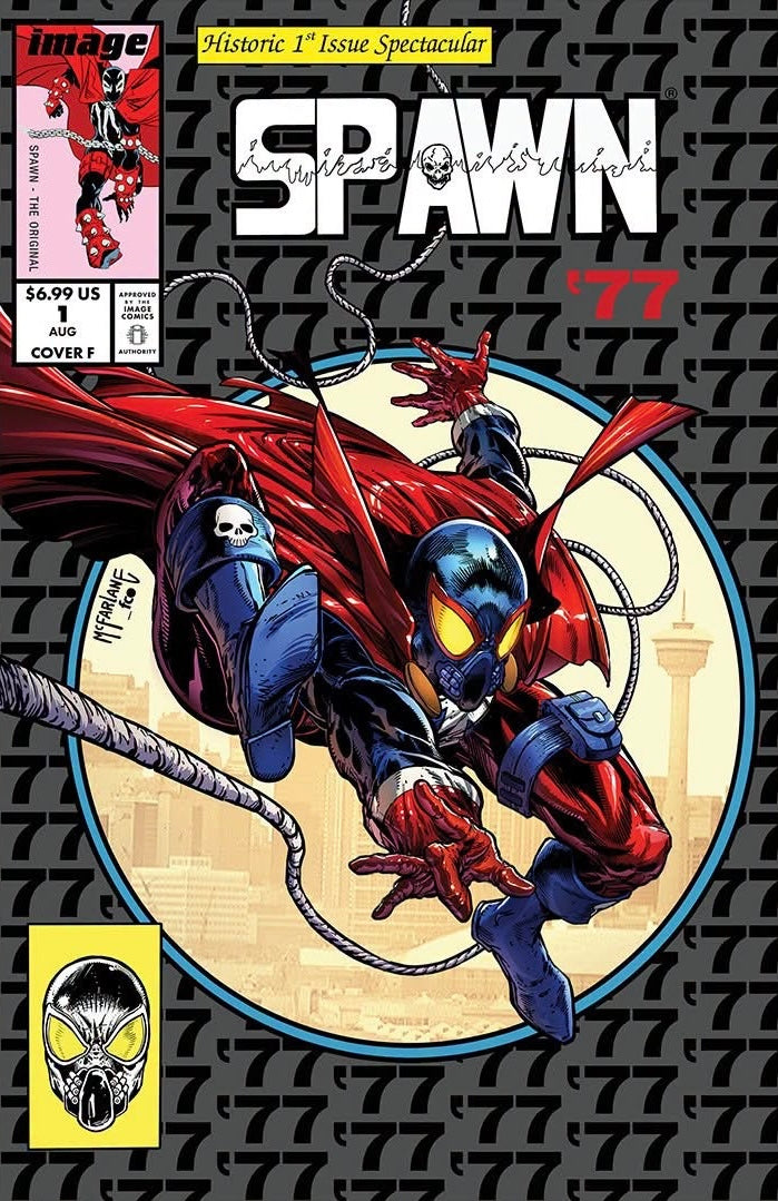 Spawn 77 #1 TODD MCFARLANE RETRO 1:25 1st Printing