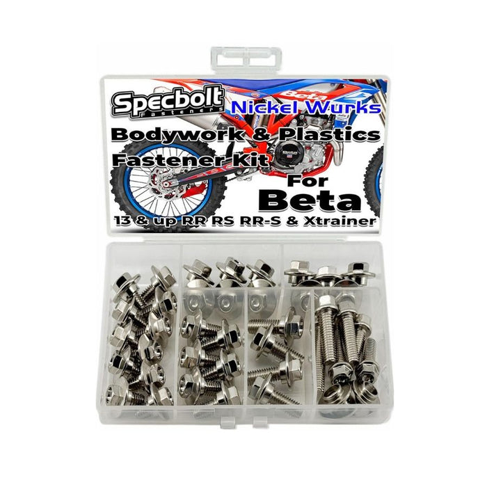 Specbolt Beta Nickel Wurks Body Hardware Kit