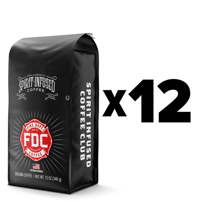 Spirit Infused Coffee Club Ground - 12 Month Prepaid Subscription Fire Department Coffee