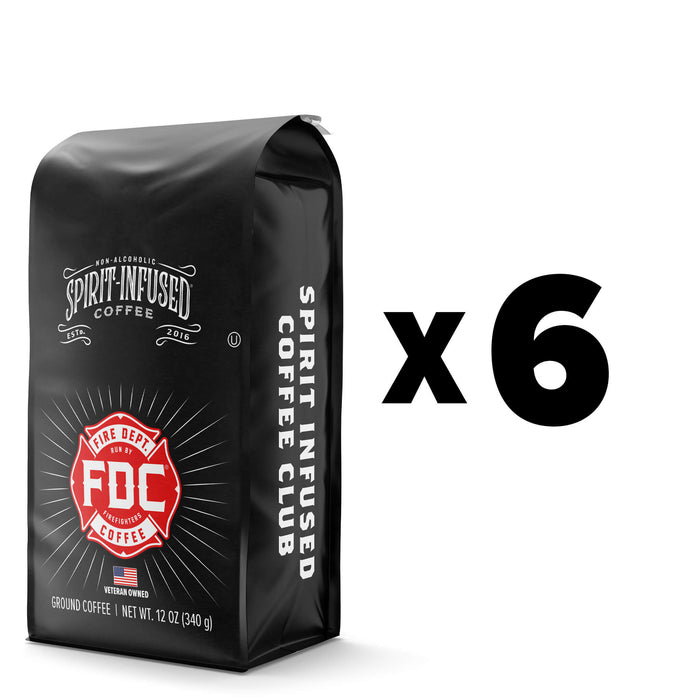 Spirit Infused Coffee Club Ground - 6 Month Prepaid Subscription Fire Department Coffee