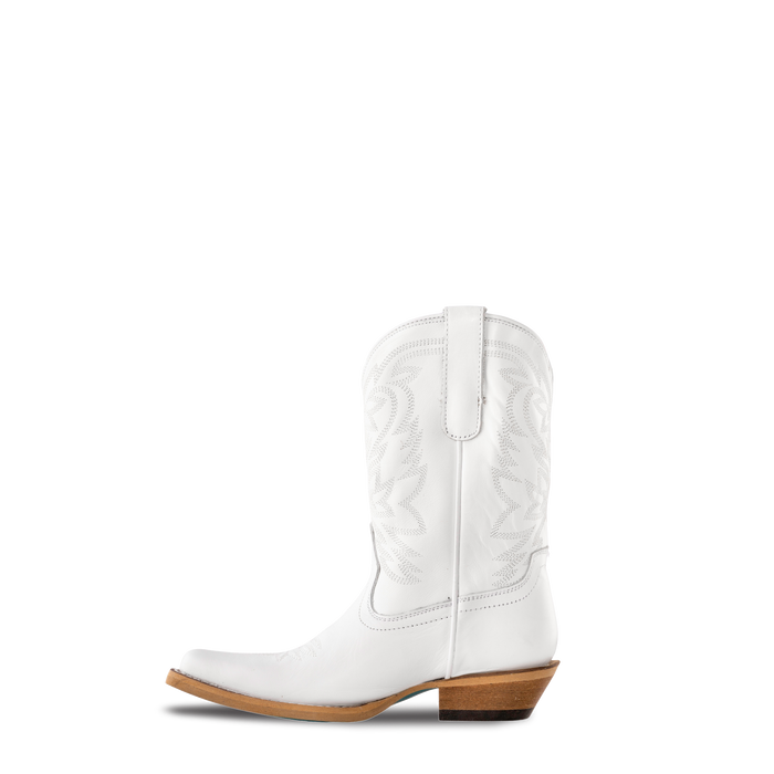 Texas A&M 150th Anniversary Lil' Lane Girls Boots - Matte White Lane Boots
