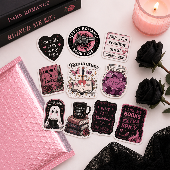 The Bookish Sticker Pack — Curated for Your Reading Vibe