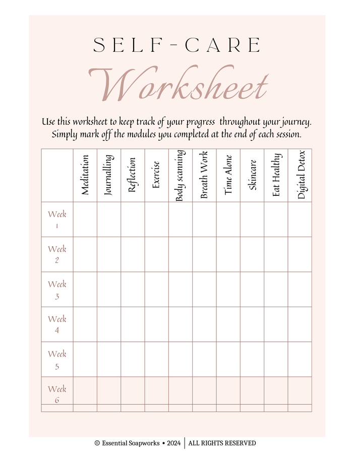 Holistic Self-Care Journal & Guide