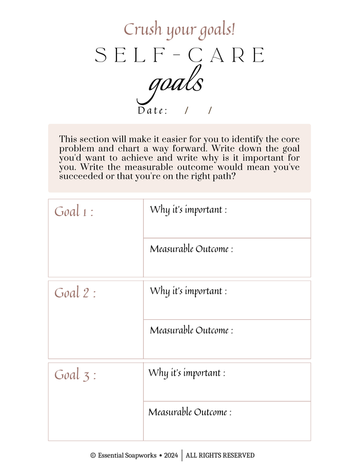 Holistic Self-Care Journal & Guide