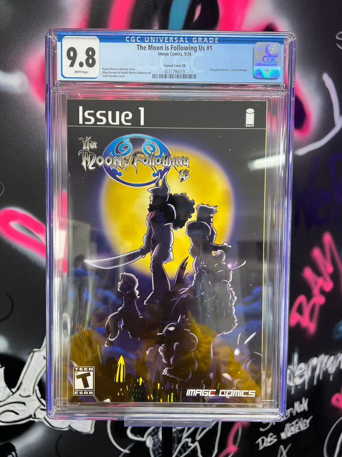 THE MOON IS FOLLOWING US #1 "KINGDOM HEARTS" EXCLUSIVE CGC 9.8