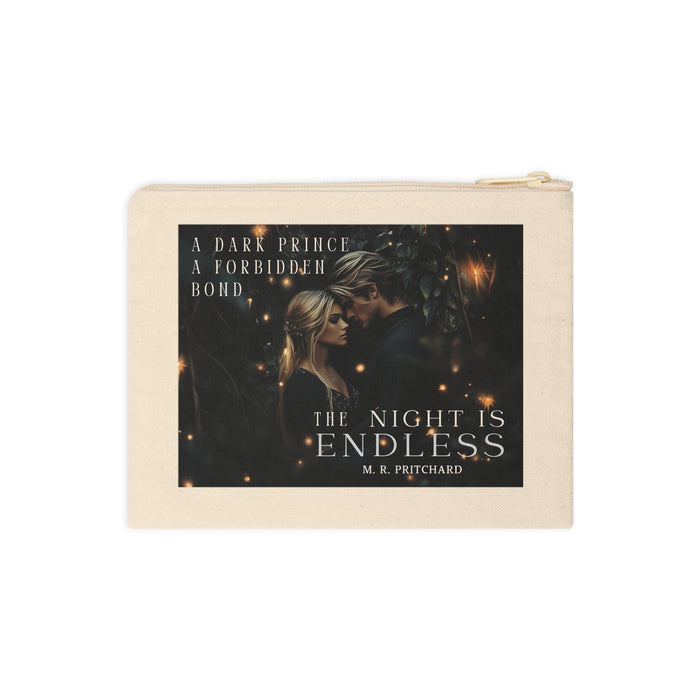 ✨ The Night Is Endless  ✨🖤 Zippered Accessory Pouch