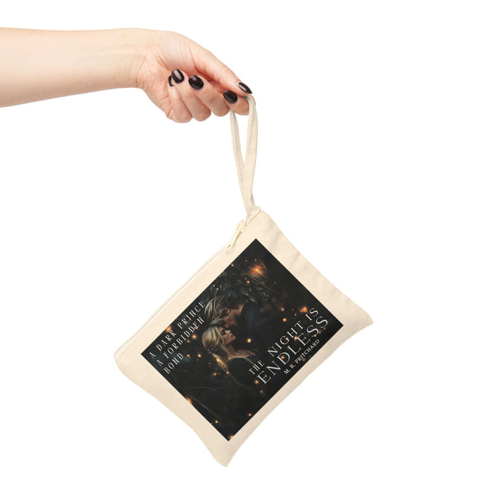 ✨ The Night Is Endless  ✨🖤 Zippered Accessory Pouch