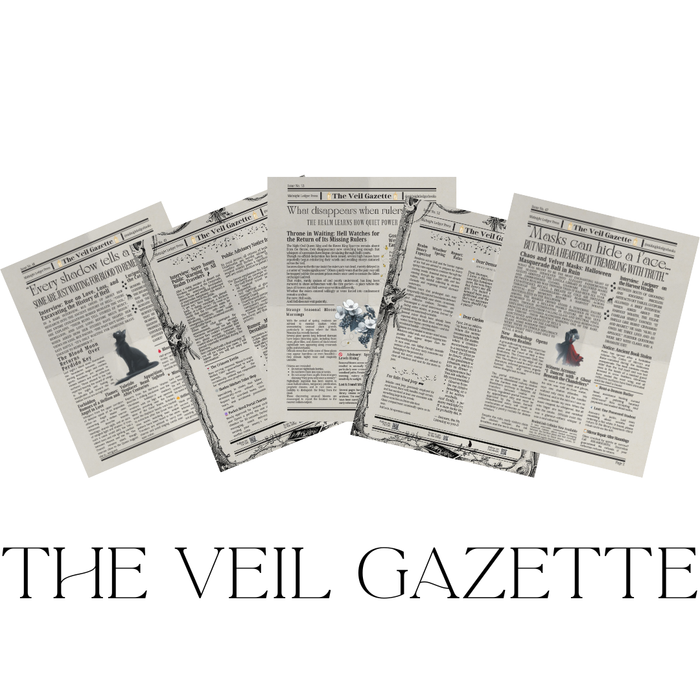 📰 The Veil Gazette — Monthly Mail Club (Physical Mail Edition)