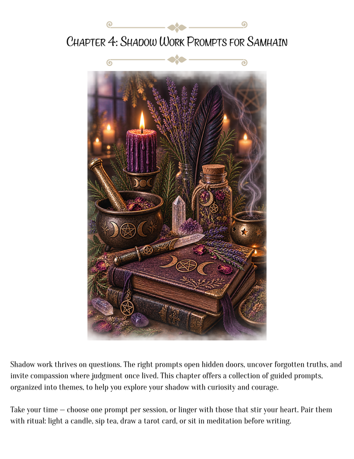 The Witch's Shadow Work Journal: Samhain Edition