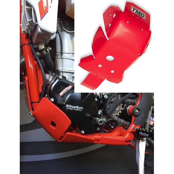 TM Designworks Beta 4-stroke Plastic Skid Plate with Linkage Gua