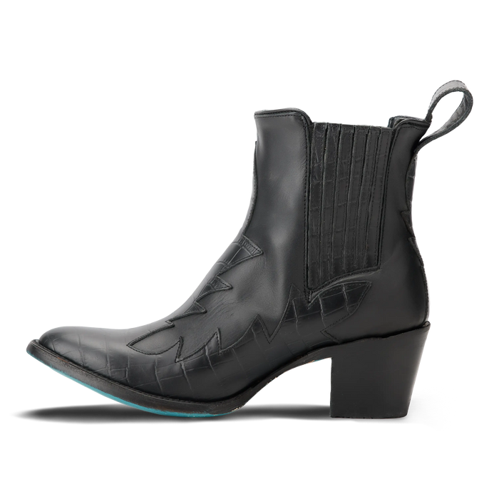 Western Chelsea Bootie - Jet Black **Final Sale** Ladies Bootie Western Fashion by Lane