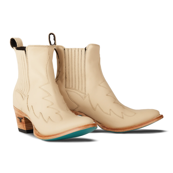 Western Chelsea Bootie - Pale Ivory **Final Sale** Ladies Bootie Pale Ivory Western Fashion by Lane