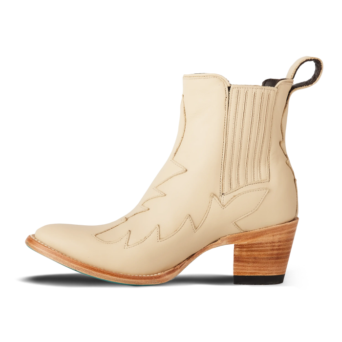 Western Chelsea Bootie - Pale Ivory **Final Sale** Ladies Bootie Western Fashion by Lane
