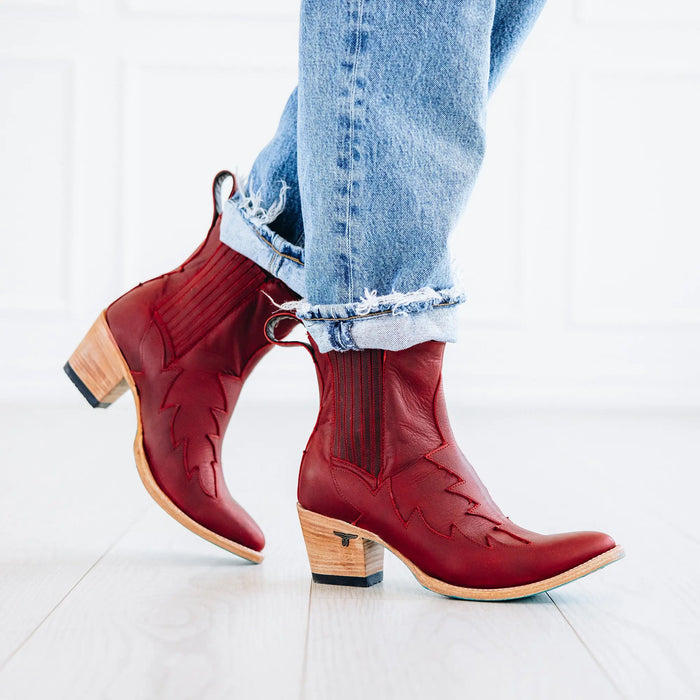 Western Chelsea Bootie - Smoldering Ruby **Final Sale** Ladies Bootie Western Fashion by Lane