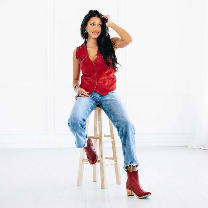 Western Chelsea Bootie - Smoldering Ruby **Final Sale** Ladies Bootie Western Fashion by Lane