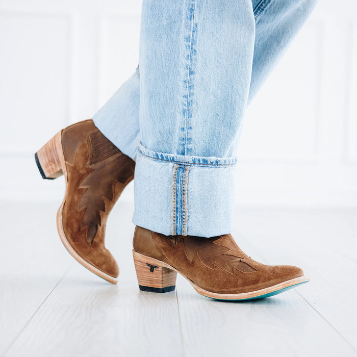 Western Chelsea Bootie - Toffee Suede **Final Sale** Ladies Bootie Western Fashion by Lane