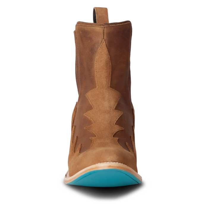 Western Chelsea Bootie - Toffee Suede **Final Sale** Ladies Bootie Western Fashion by Lane