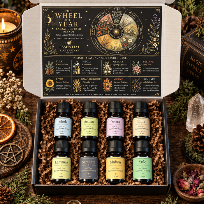 Wheel of the Year Essential Oil Diffuser Blend Collection | 8 Sabbat Ritual Blends