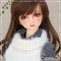 White Mohair Holterneck Set