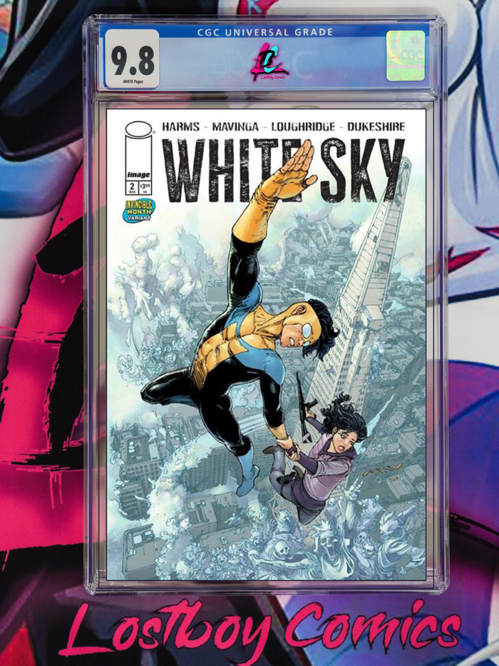 WHITE SKY #2 JP MAVINGA INVINCIBLE TEAM UP CGC 9.8